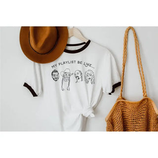 Playlist Ringer Tee