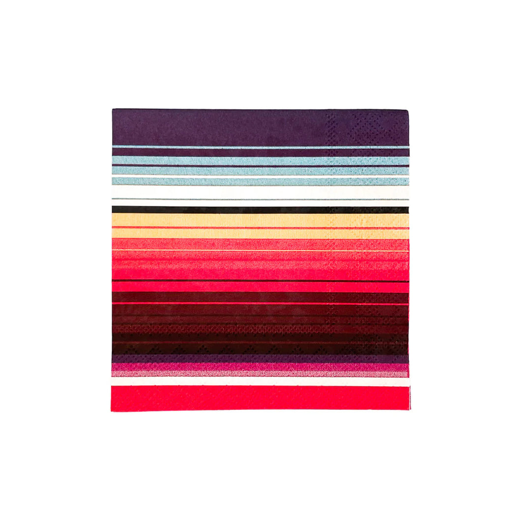 Red Serape Cocktail Napkins