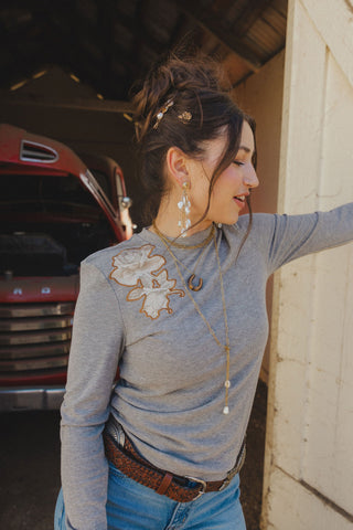 Everyday Rose Long Sleeve Top