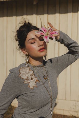 Everyday Rose Long Sleeve Top