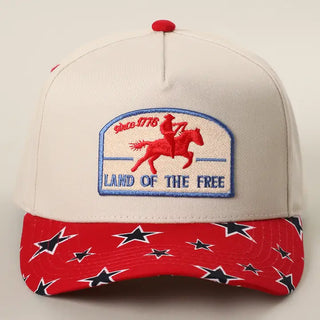 Red Land of the Free Trucker Hat