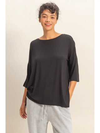 Midnight Dolman Top