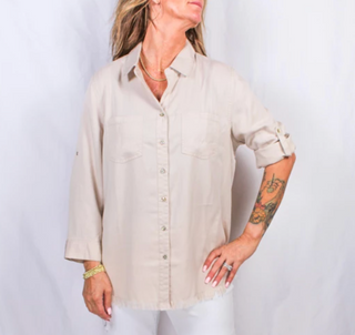 Shiloh Top in Taupe