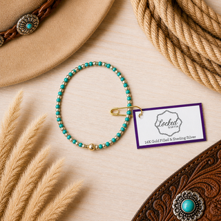Sage Opaque Green Beaded Bracelet