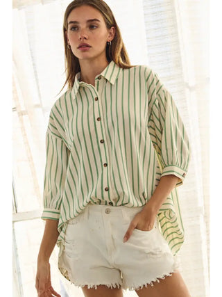 Sagebrush Stripe Top