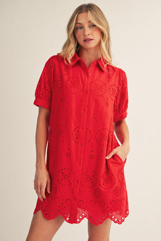 Ruby Prairie Eyelet Dress