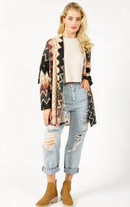 Valencia Fringe Cardigan