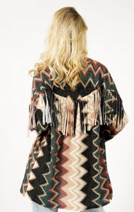 Valencia Fringe Cardigan