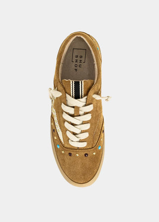 Sierra Camel Suede Sneakers