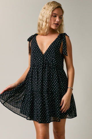 Charlotte Monroe Dot Mini Dress