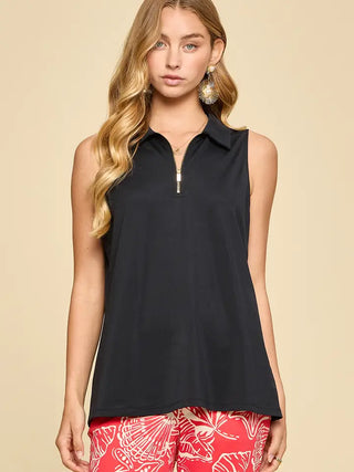 Saddle Club Zip Tank Top