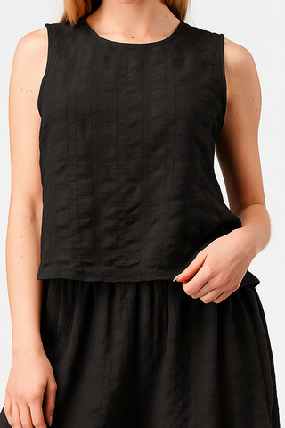Stacey Textured Sleeveless Top