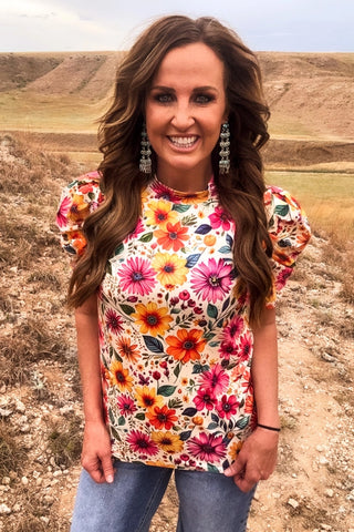Sunrise Bloom Top