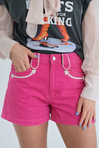 Pink Spur Shorts