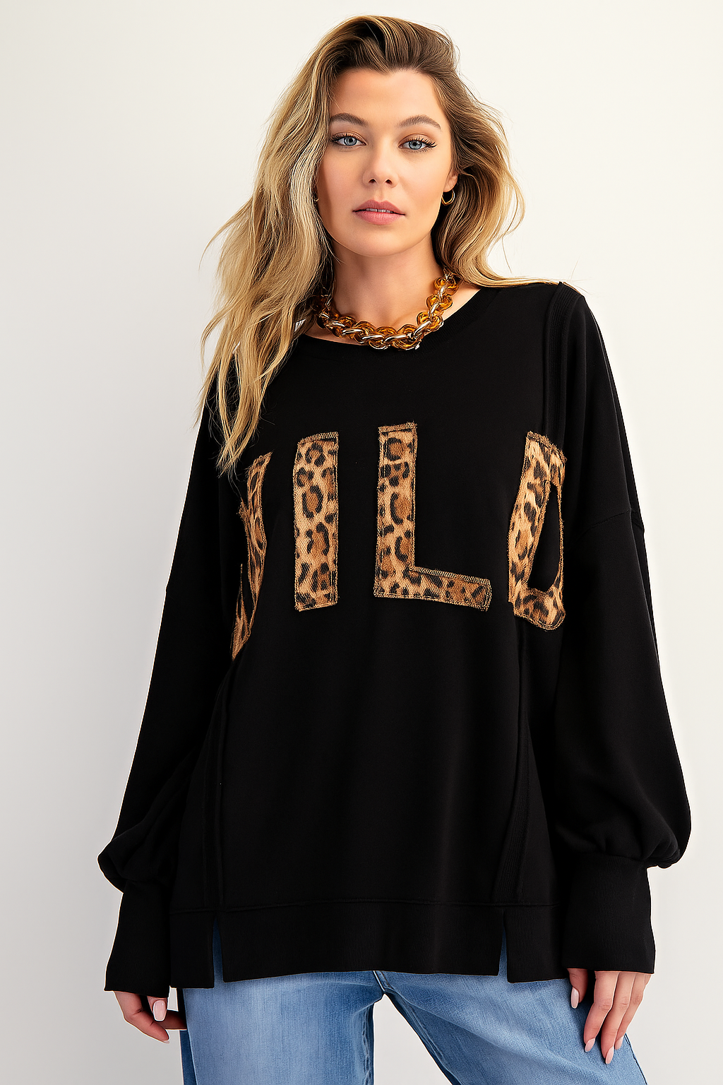 Taos Oversized Washed Pullover by Easel