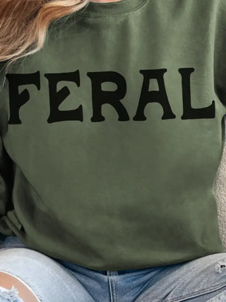 Feral Frontier Military Sweatshirt