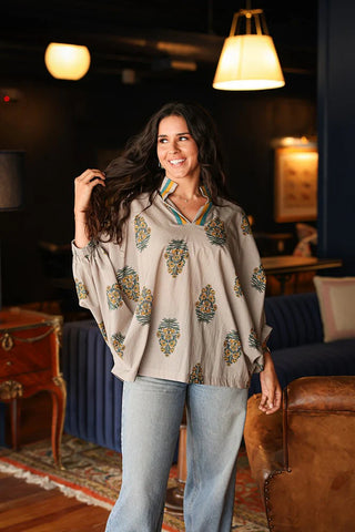 The Tori Top Grey by Layerz Clothing