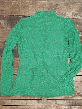 Trellis Vines Lace Emerald Top by Jaded Gypsy