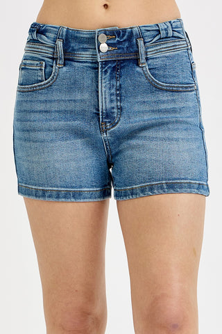 Georgia Bow Denim Shorts