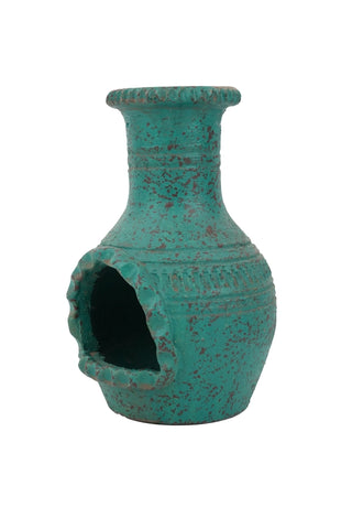 Turquoise Mini Chimney Candle Holder