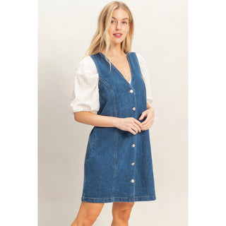 Daisy Dark Denim Dress