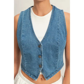 Sadie Denim Vest