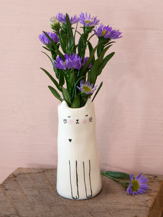 Cutest Cat Bud Vase
