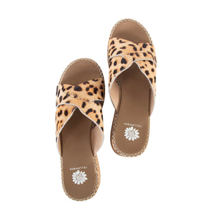 Venture Cork Leopard Wedge by Yellow Box