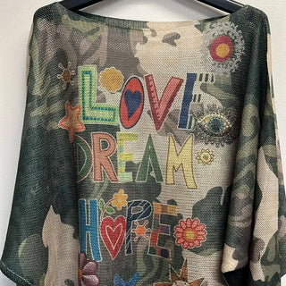 Vilc Love Camo Sweater