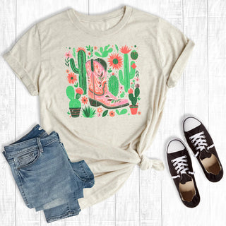 Western Boho Boot Tee