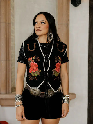 Wild Rose Vest by Rodeo Quincy