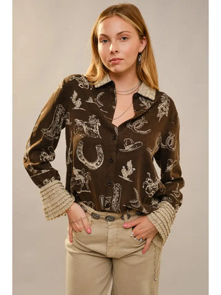 Willa and the Black Horizon Top