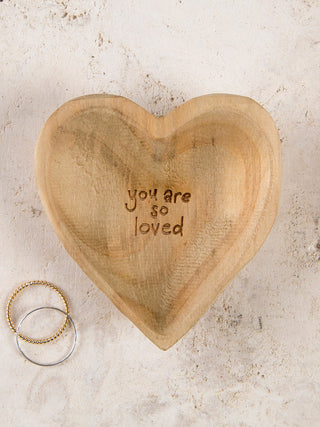  Wood Heart So loved 