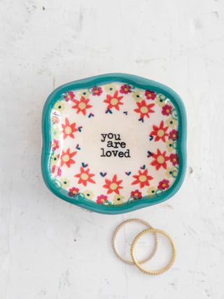 You Are Loved Artisan Trinket Dish