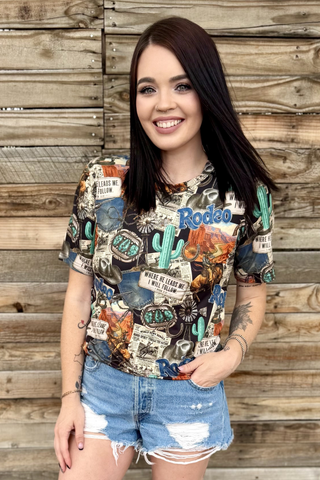 Retro Rodeo Nights Top