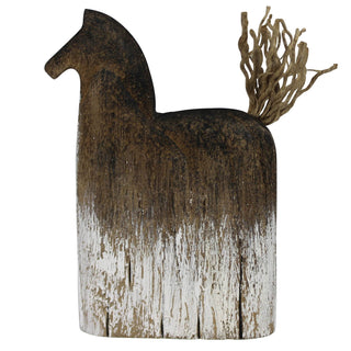Homestead Charm Horse Wood Figurine