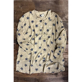 Stellar Navy Starburst Top by Jaded Gypsy