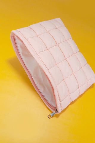 Quilted Puffy Clutch Bag