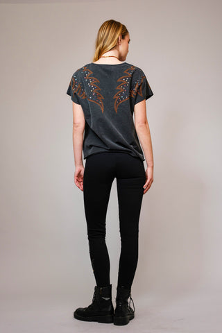 Blinging Back Western Top
