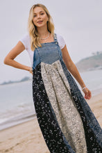 Load image into Gallery viewer, Washed Denim Top Overall Dress