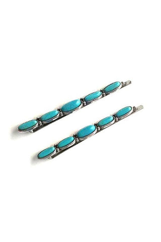 Turquoise Bobby Pins