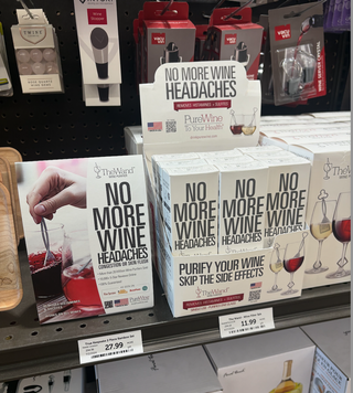 Silver Sip-Saver Wine Wand