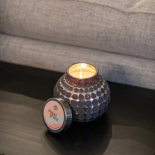 Sweet Grace Metallic Bubble Glass Candle