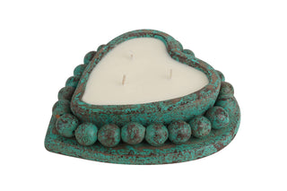 Blue Mesa Beading Heart Clay Bowl
