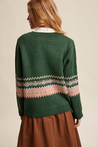 Cowgirl Clara Horse Trail Sweater