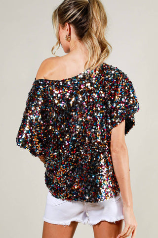 Cowgirl Glitter Glam Top