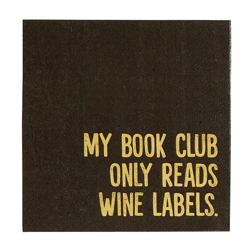 Book Club Cocktail Napkin