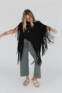 Showstopper Fringe Top