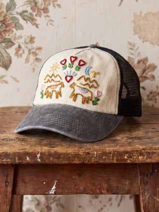 Beaded Horses Cap
