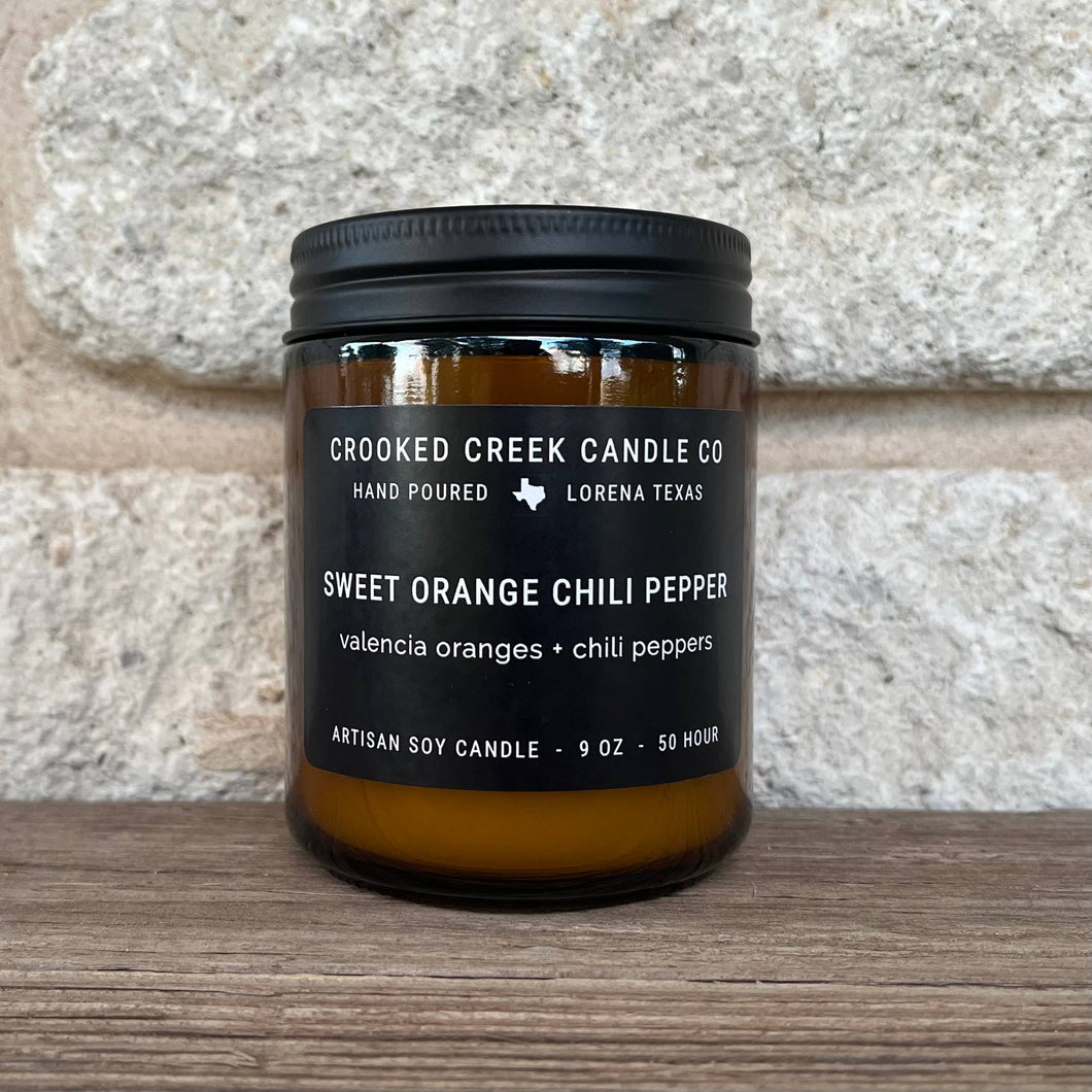 Sweet Orange Chili Pepper Candle